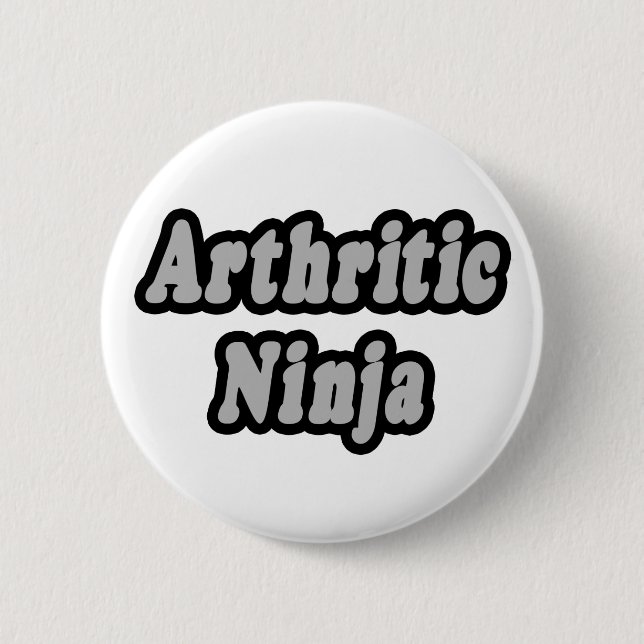 Badge Rond 5 Cm Arthritic Ninja (Devant)