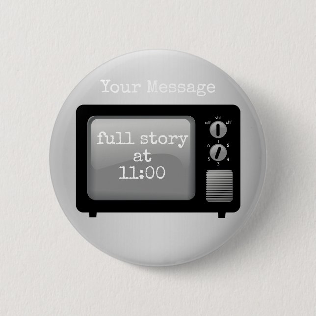 Badge Rond 5 Cm Article complet à la nouveauté de 11 TV (Devant)