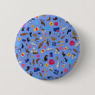Badge Rond 5 Cm Articles australiens, pour ce qu'est Austalia