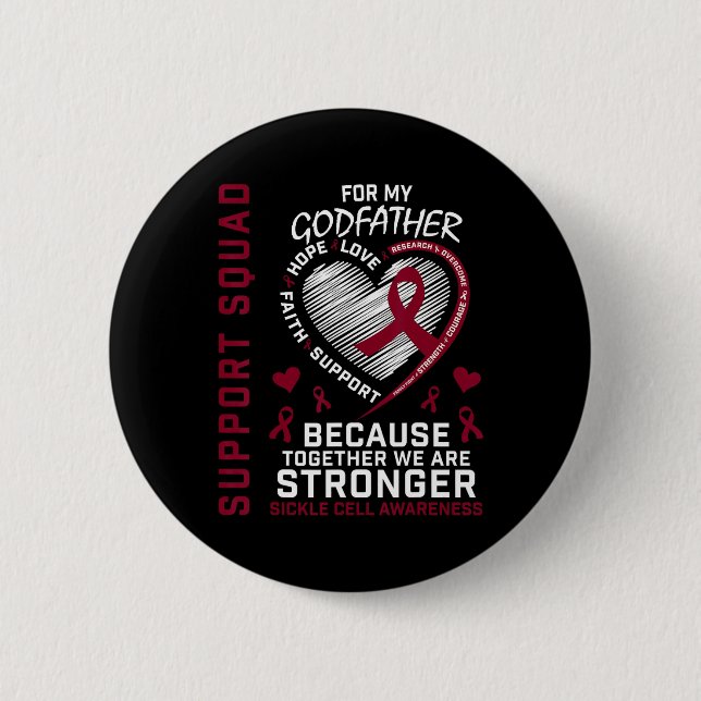 Badge Rond 5 Cm Articles de sensibilisation aux cellules de faucil (Devant)