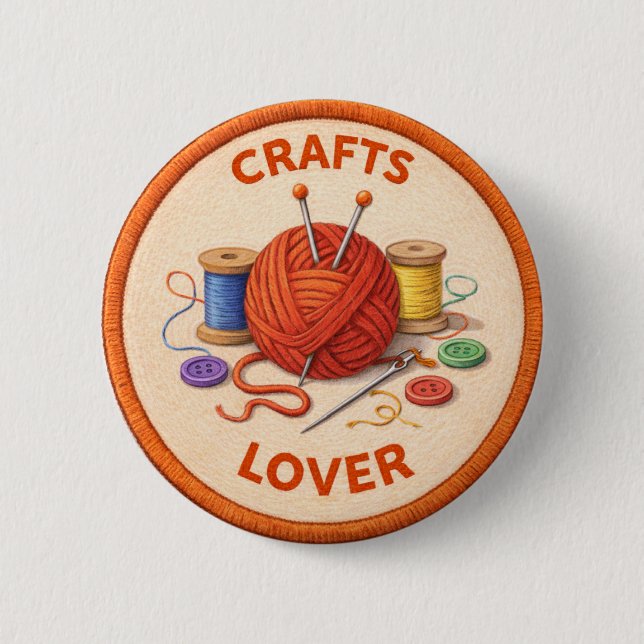 Badge Rond 5 Cm Artisanat (Devant)