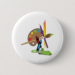 Badge Rond 5 Cm Artist Color Pallet