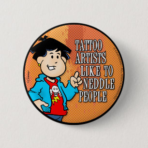 Badge Rond 5 Cm Artiste du tatouage