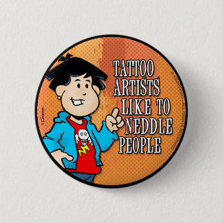 Badge Rond 5 Cm Artiste du tatouage