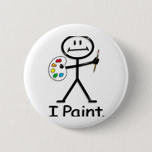 Badge Rond 5 Cm Artiste : peinture