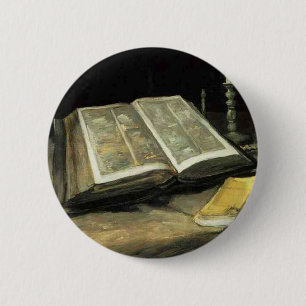 Badge Rond 5 Cm Artiste vintage d'art de peinture de Van Gogh