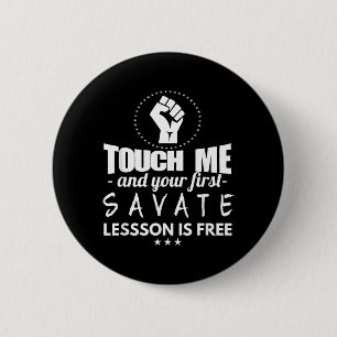 Badge Rond 5 Cm Arts Martiaux