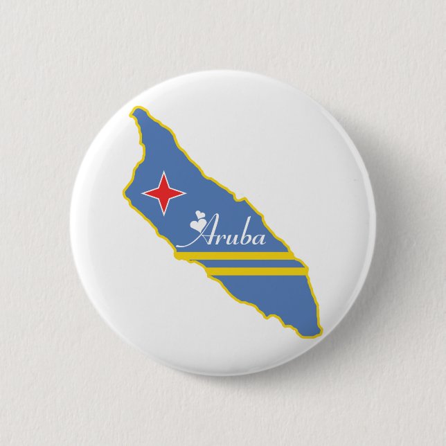 Badge Rond 5 Cm Aruba vintage (Devant)