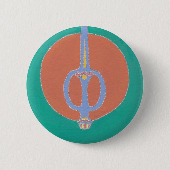 Badge Rond 5 Cm As de Épées (Devant)