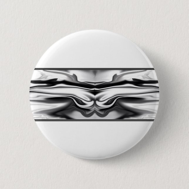 Badge Rond 5 Cm Ascension - chrome ange abstrait (Devant)