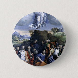 Badge Rond 5 Cm Ascension du Christ par Garofalo 1520.jpg