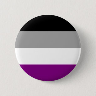 Badge Rond 5 Cm Asexual Pride Flag
