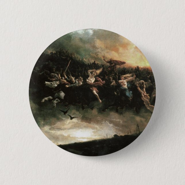 Badge Rond 5 Cm Asgardsreien (Devant)