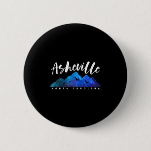 Badge Rond 5 Cm Asheville Caroline du Nord Camping Randonnée Ski F