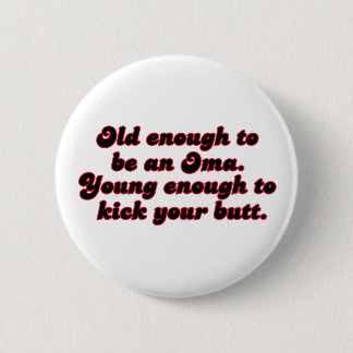Badge Rond 5 Cm Assez vieil Oma