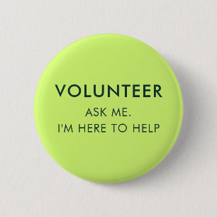 Badge Rond 5 Cm Assistant Bénévole aux Manifestations Sportives "A