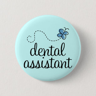 Badge Rond 5 Cm Assistant dentaire mignon