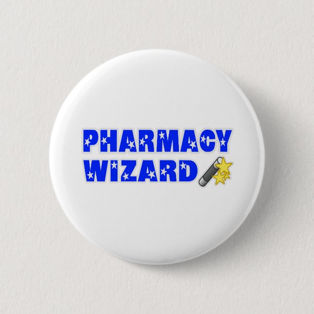 Badge Rond 5 Cm Assistant Pharmacie (Devant)