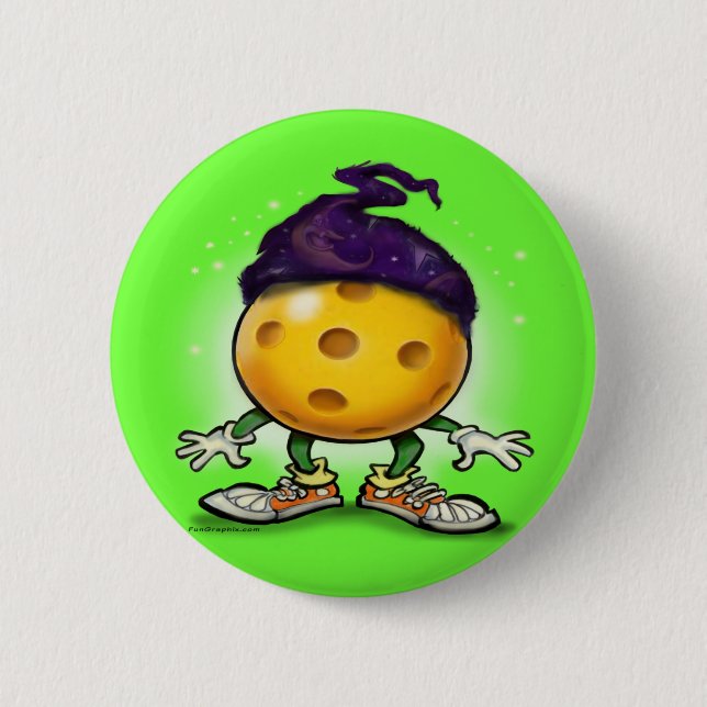 Badge Rond 5 Cm Assistant Pickleball (Devant)