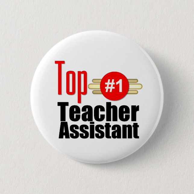 Badge Rond 5 Cm Assistant supérieur de professeur (Devant)