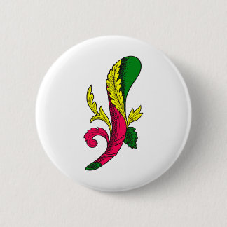 Badge Rond 5 Cm Asso di Bastoni