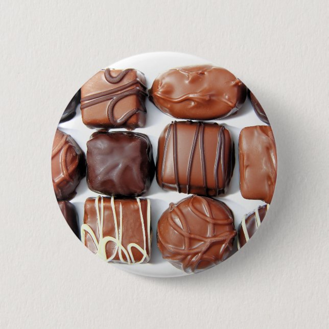 Badge Rond 5 Cm Assorted chocolates (Devant)