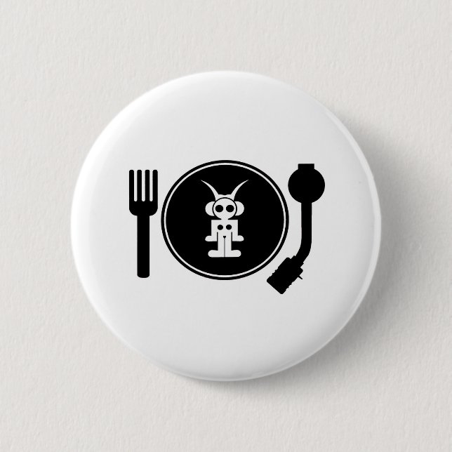 Badge Rond 5 Cm astro DJ (Devant)