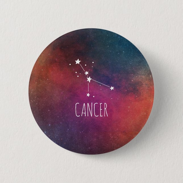 Badge Rond 5 Cm Astrologie du cancer (Devant)