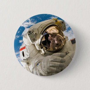 Badge Rond 5 Cm Astronaut Cool Espace extra-atmosphérique Photos E