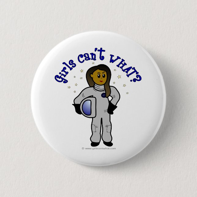 Badge Rond 5 Cm Astronaute de Dark Girl (Devant)