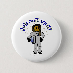 Badge Rond 5 Cm Astronaute de Dark Girl