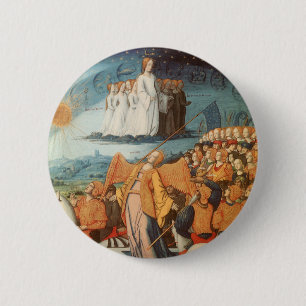 Badge Rond 5 Cm Astronomie céleste vintage Puissance des cieux