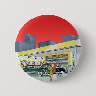 Badge Rond 5 Cm Atelier de mécanique automobile complète pour voit