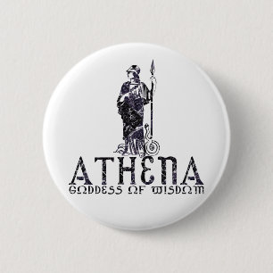 Badge Rond 5 Cm Athéna