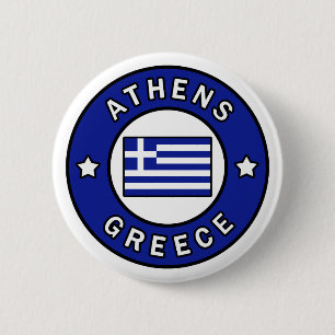 Badge Rond 5 Cm Athènes Grèce