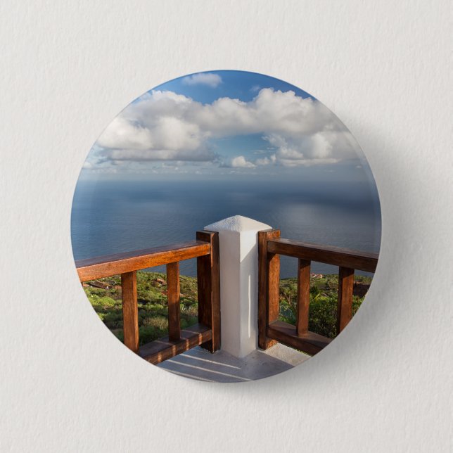 Badge Rond 5 Cm Atlantic Ocean (Devant)