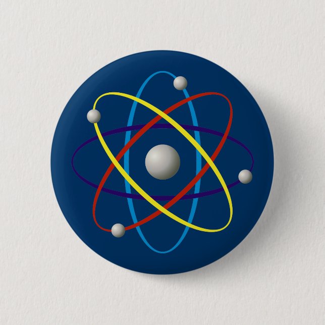 Badge Rond 5 Cm Atom (005) (Devant)
