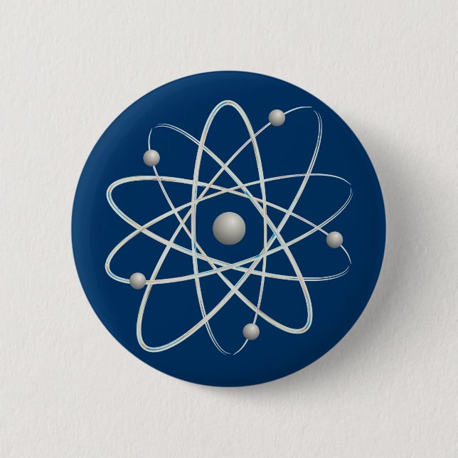 Badge Rond 5 Cm Atom (007) (Devant)