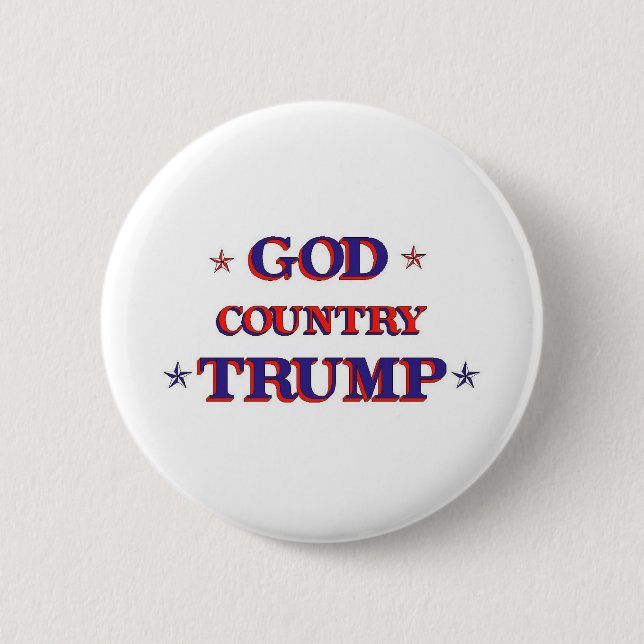 BADGE ROND 5 CM ATOUT DE PAYS D'UN DIEU (Devant)