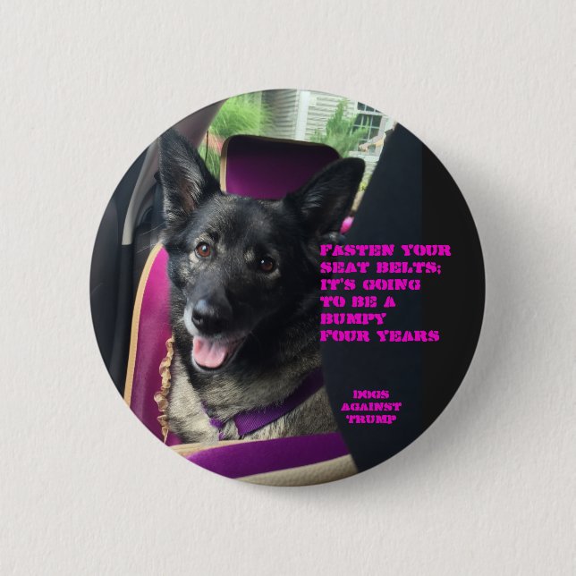 Badge Rond 5 Cm Attachez vos ceintures de sécurité (Devant)