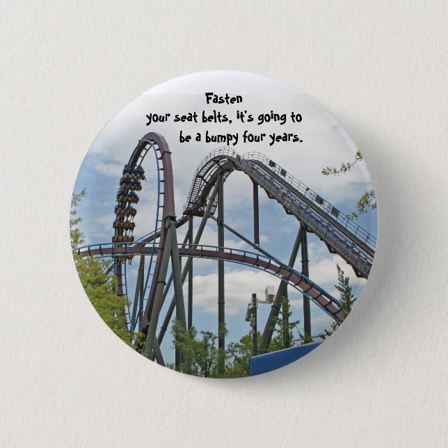 Badge Rond 5 Cm Attachez vos ceintures de sécurité (Devant)