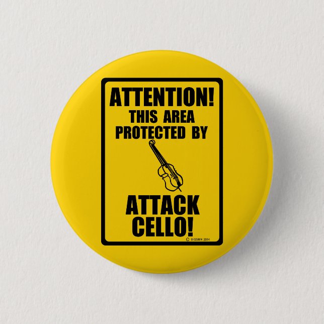 Badge Rond 5 Cm Attaque (Devant)