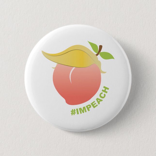 Badge Rond 5 Cm Attaquer Trump Peach (Devant)