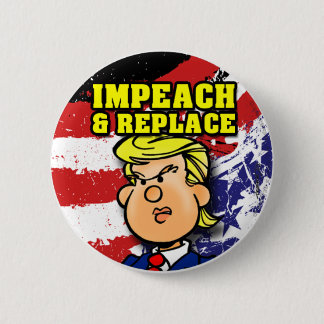 Badge Rond 5 Cm Attaquez et remplacez