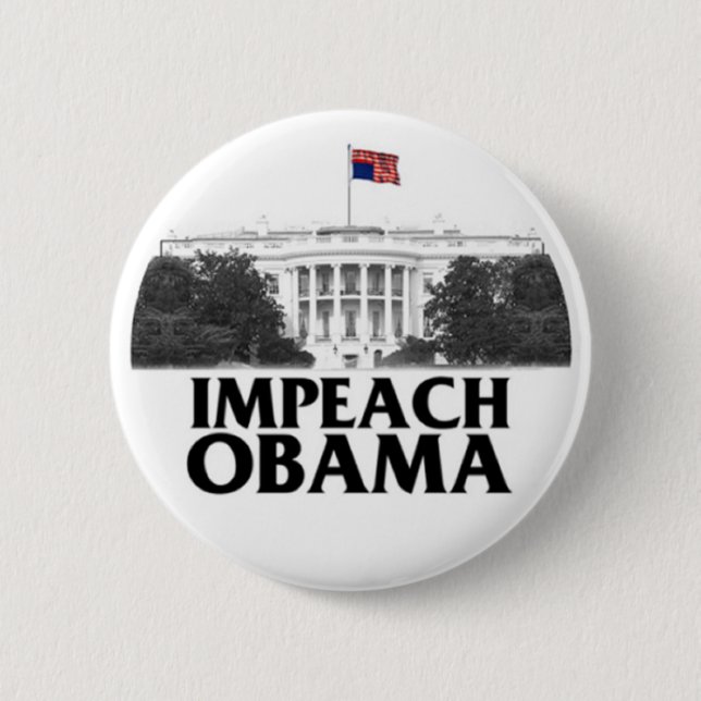 Badge Rond 5 Cm Attaquez Obama (Devant)