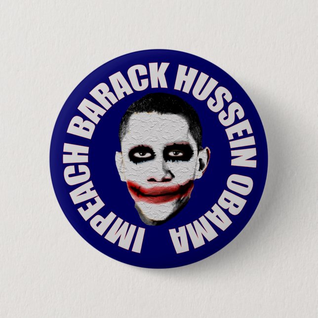 Badge Rond 5 Cm Attaquez Obama (Devant)