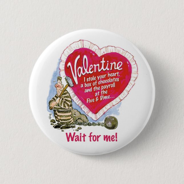 Badge Rond 5 Cm Attente moi (Devant)