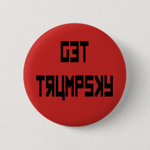 Badge Rond 5 Cm Attrapez Trumpsky