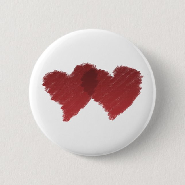 Badge Rond 5 Cm Au coeur d'amour (Devant)