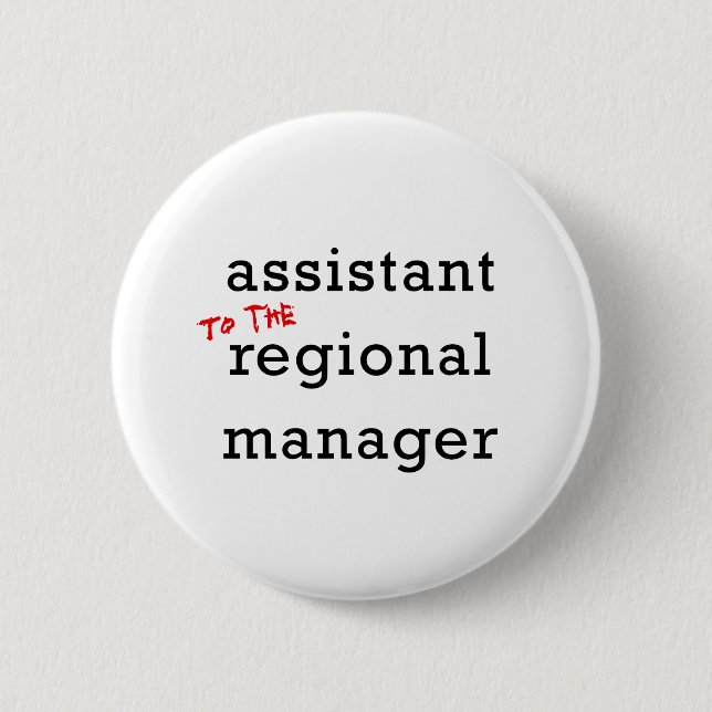 Badge Rond 5 Cm (Au) directeur régional adjoint (Devant)